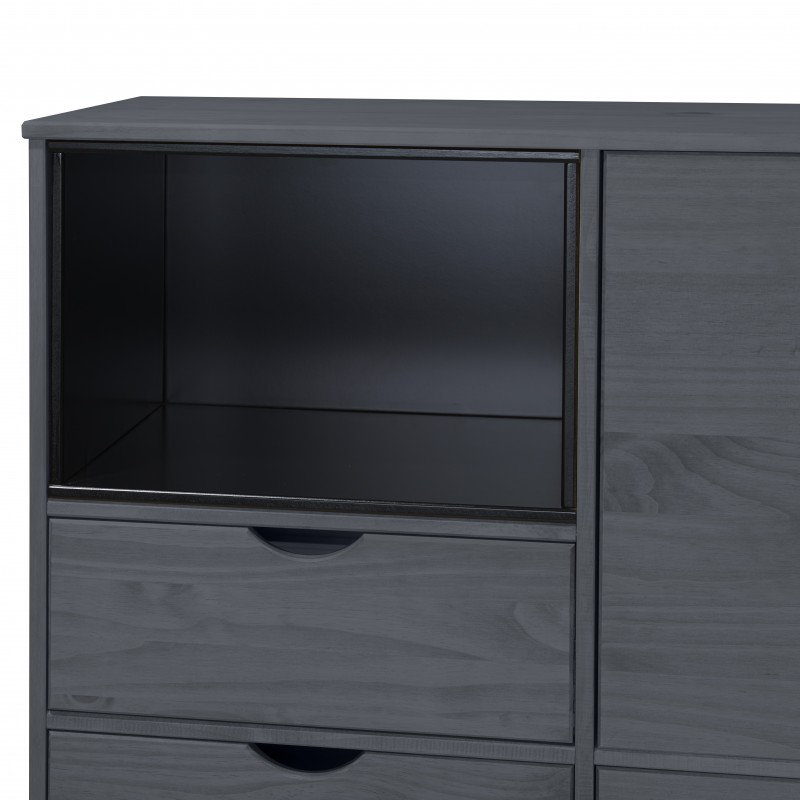 Alaisa 96cm Sideboard, Grey