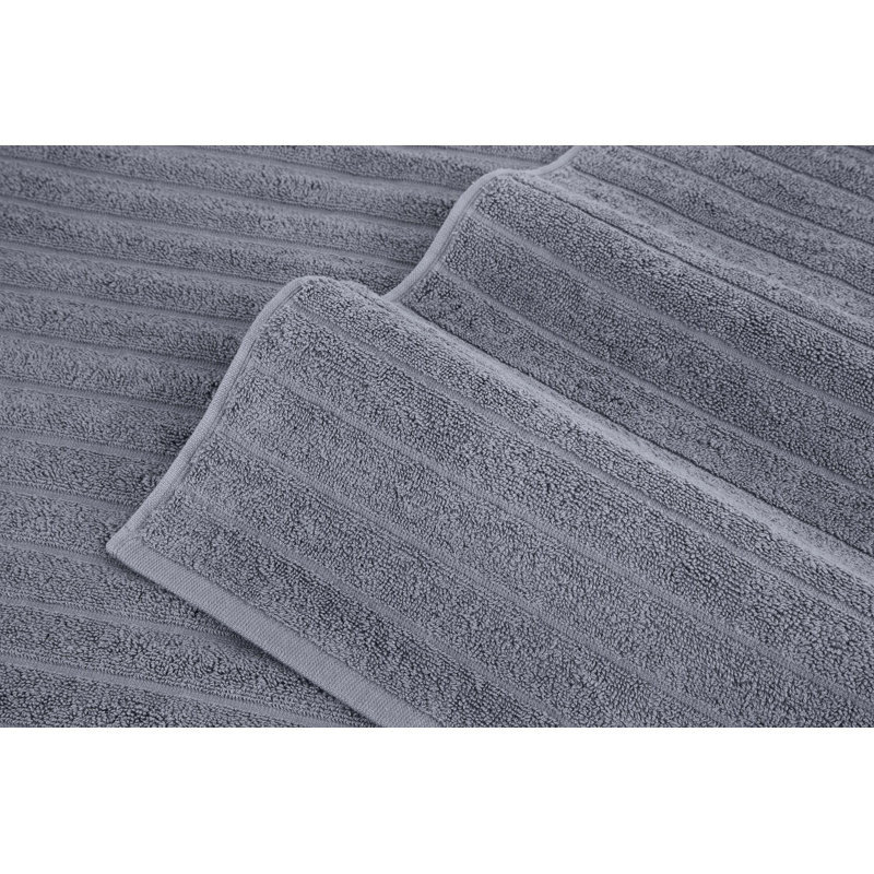 Tapis pour salle de bain Haralan, Gris