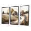 Chemin vers la grange IV - ensemble d'art mural sur toile-110425276-110425277