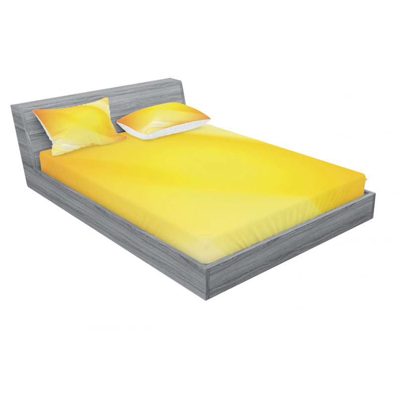 Microfiber Ombre Sheet Set, Yellow