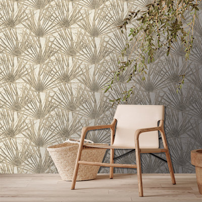 Palm Cream Wallpaper