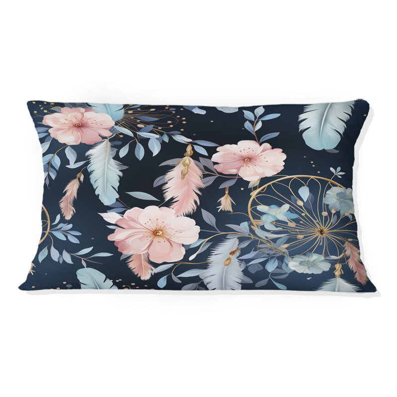 Motif bohème Ethereal Dreamcatchers - imprimé floral