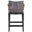Tabouret de comptoir rembourré Caedon Gianni-1806744778