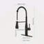 Robinet de cuisine tactile avec douchette extractible