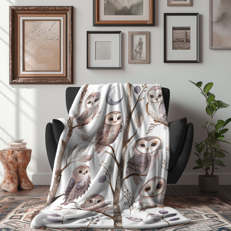 Throw Blanket, 80" L x 60" W