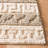 Natural Fiber Hand Woven Jute/Cotton Geometric Rug in Ivory/Beige-861601933