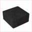 Canapé modulaire avec repose-pieds, canapé-lit en velours côtelé minimaliste moderne | Peu encombrant, sans assemblage | Noir | Mousse-1645772124