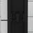 44-48"x76" Aluminum Frame Double Sliding Shower Door,Bypass Bathroom Sliding Door with Premium 1/4" (6mm) Clear Tempered Glass, Black Hardware Sliding Glass Shower Enclosure,Matte Black Finished