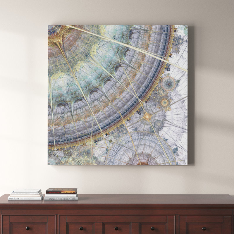 " Clockworks IV ", 40" H x 40" W x 1.5" D, Wrapped Canvas