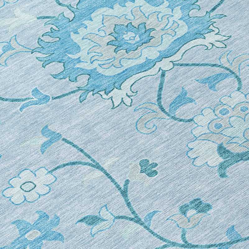Machine Washable Indoor/Outdoor Mattera ACN2291 Global Rug, Runner 2'3" x 7'6"