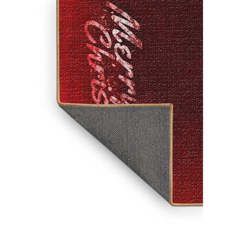 Tapis rouge Christmas, Rectangle 2 pi x 3 pi