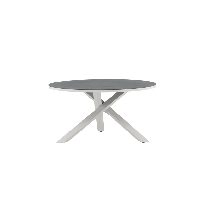 Doney Round Metal Outdoor Dining Table , 140cm cm W 140cm cm D