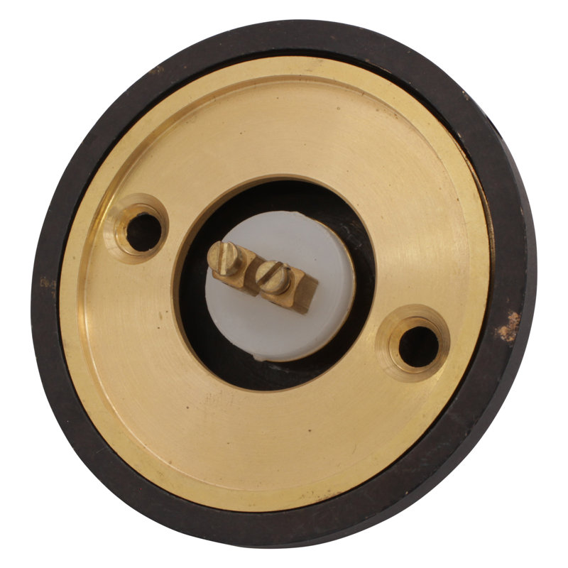 Bouton de sonnette, Noir bronzé à l'huile