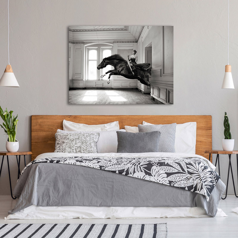 3AP5616 Aperitif (BW) by Julian Lauren - Wrapped Canvas Art Prints, 60cm H x 80cm W x 4cm D