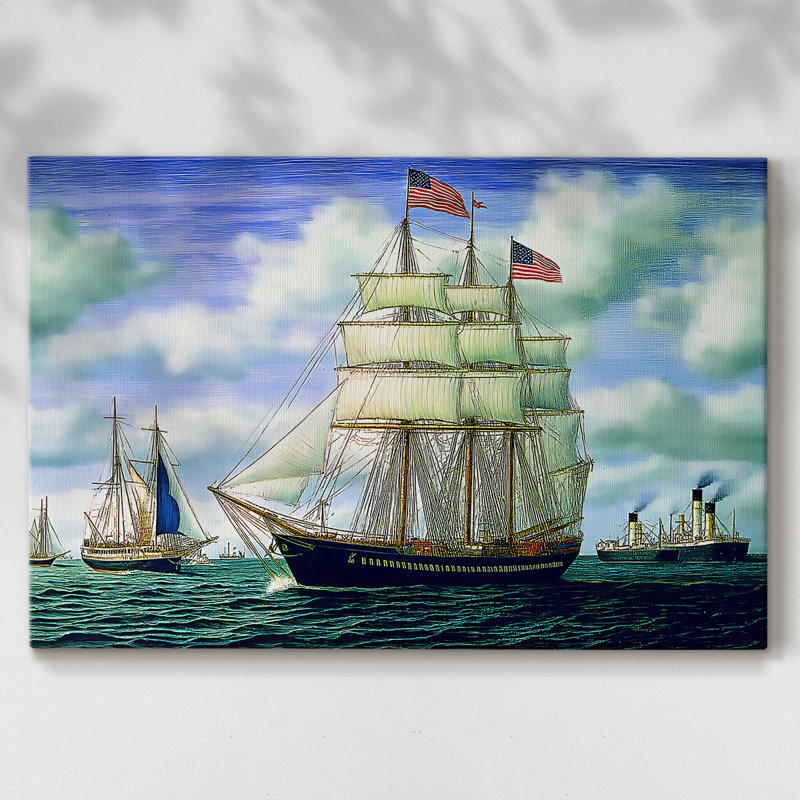 Nautical Series-XLVI -Galerie enveloppée Cavas, 40 x 60