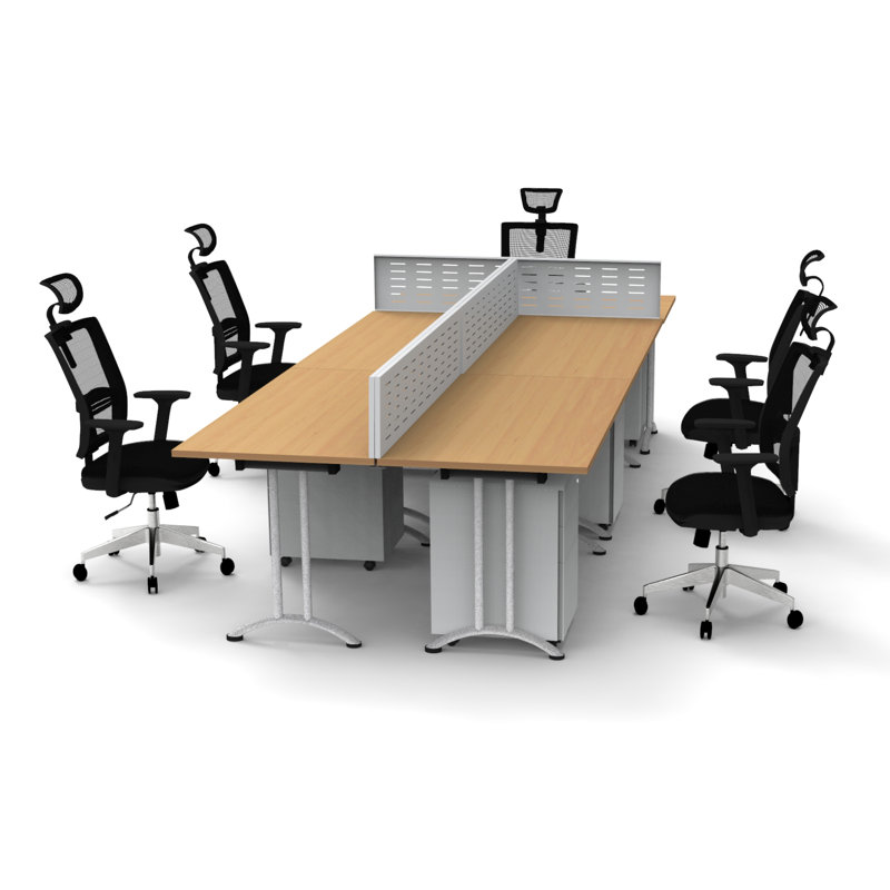 150'' Rectangle Conference Table, Natural Beech
