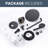 9-Spray Patterns With 1.8 Gpm 12 In. Wall Mount Shower System With Two Showerhead-120817915