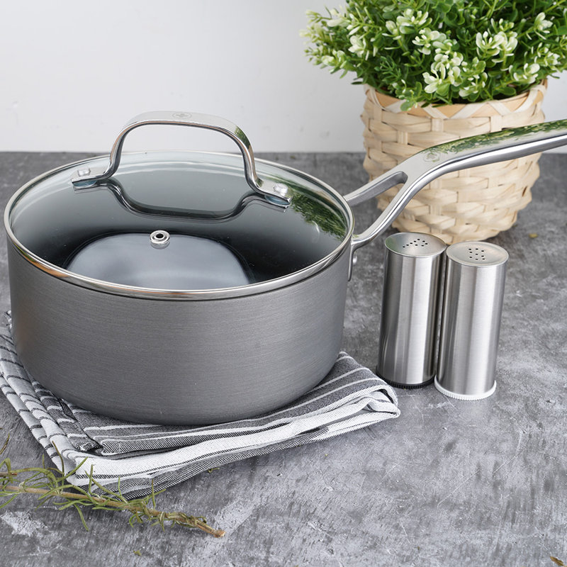 Hard Anodized Nonstick 8 Piece Cookware Set