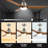 52'' Ceiling Fan with LED Lights