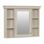 Armoire de rangement murale avec porte miroir