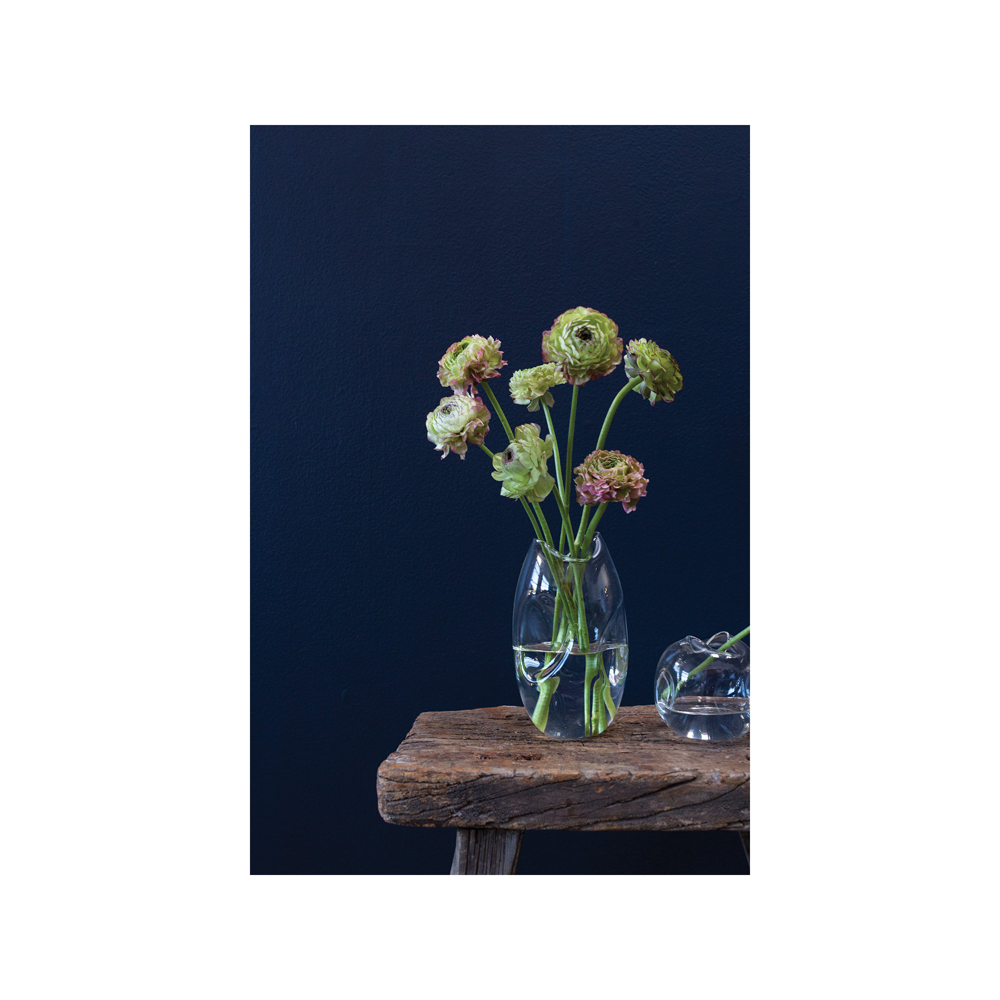 6.75'' Handmade Glass Table Vase