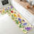 Vintage Wildflower Watercolor 2 Pack Kitchen Rugs, Kitchen Dining Room, Beige