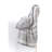 Gradation Ticking Woven Cotton Throw
