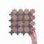 Cantico Mara Terracotta Matte Lava Stone And Cement Mosaic Tile