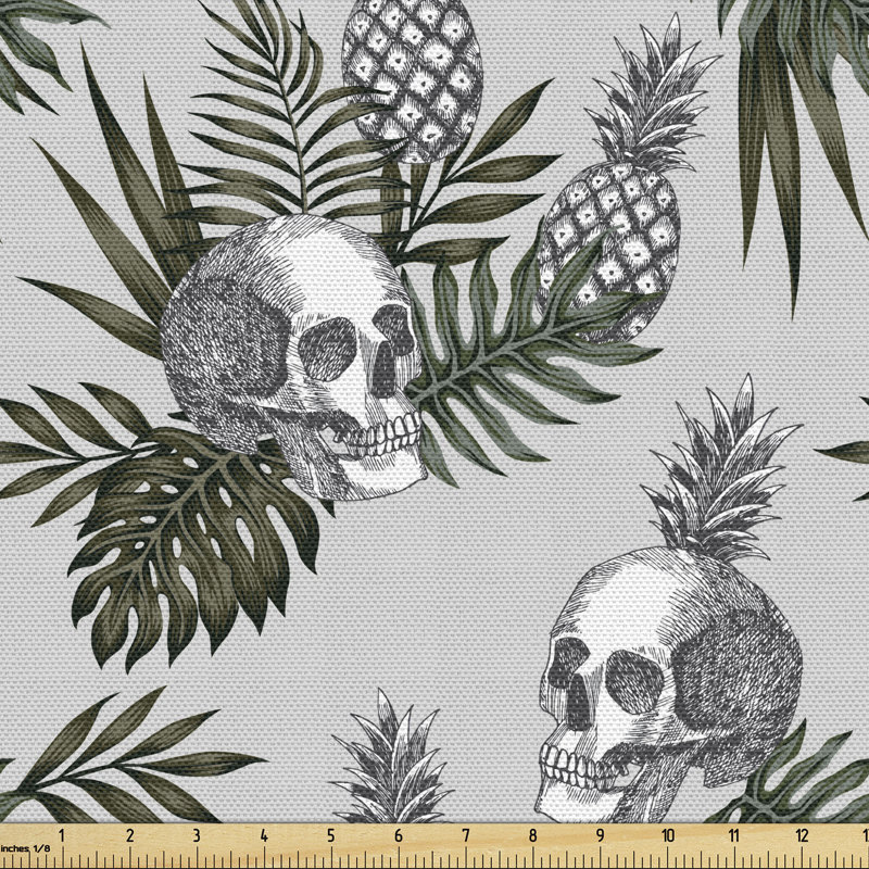 Chasadee Goth in Tropical Pineapples Leaves Multi-Purpose Fabric