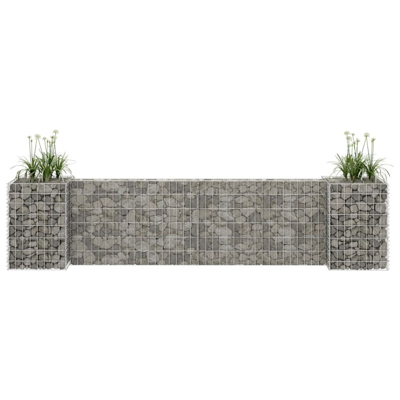 Mur de soutènement Gabion Gabion, H 23,6 po x l 102,4 po x P 15,7 po