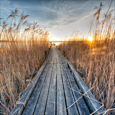 Way To The Sun - No Frame Print on Glass