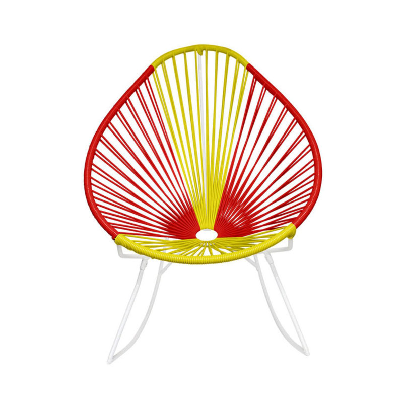 Chaise berçante Innit Designs Acapulco, Blanc, Espagne
