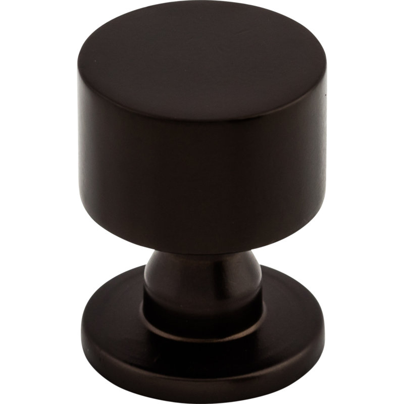 Lily Round Knob, Oiled Rubbed Bronze, 1" Knob Diameter