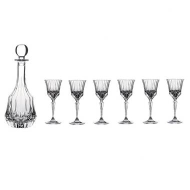 Lorren Home Trends Rcr Adagio Crystal Wine Glass Set of 6