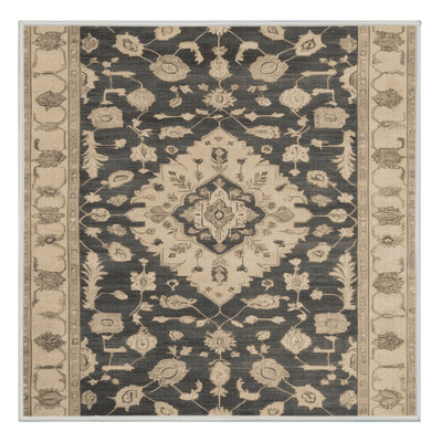 Machine Washable Overdyed Beige Area Rug