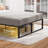 Bed Frame, 14 Inch Metal Queen Bed Platform with 3 in 1 Steel Support, Heavy Duty Black Bedframe No Box Spring Needed, Easy Assembly Noise Free