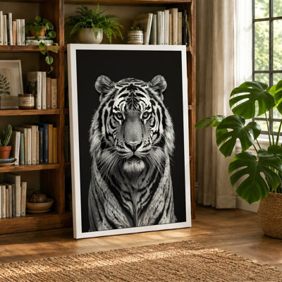 Tiger's Gaze Modern - Wrapped Canvas