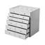 Storage Box with 11 Makeup Drawers, Crystal Lux Handles-87490265