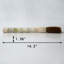 14" White Jade Bamboo Shaped calligraphy brush large