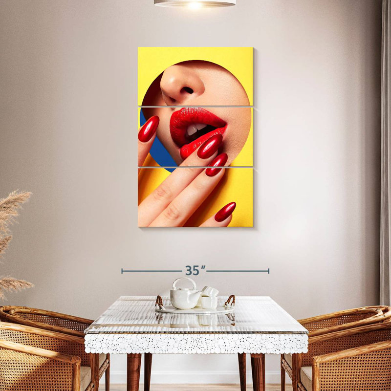 Sexy Nails, 45" H x 28" W