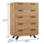 Commode 5 tiroirs Luciea