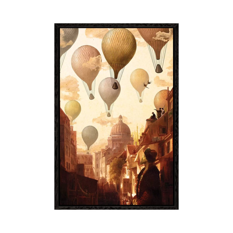 Voyage To The Unknown by Diogo Verissimo - Print on Canvas, 66.04 cm H x 45.72 cm W, Black Framed