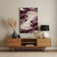 Paysage abstrait 62, art mural gris en métal-831084027