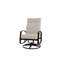Chaise berçante pivotante réglable avec coussins Askar-26024619-26026970-26026975