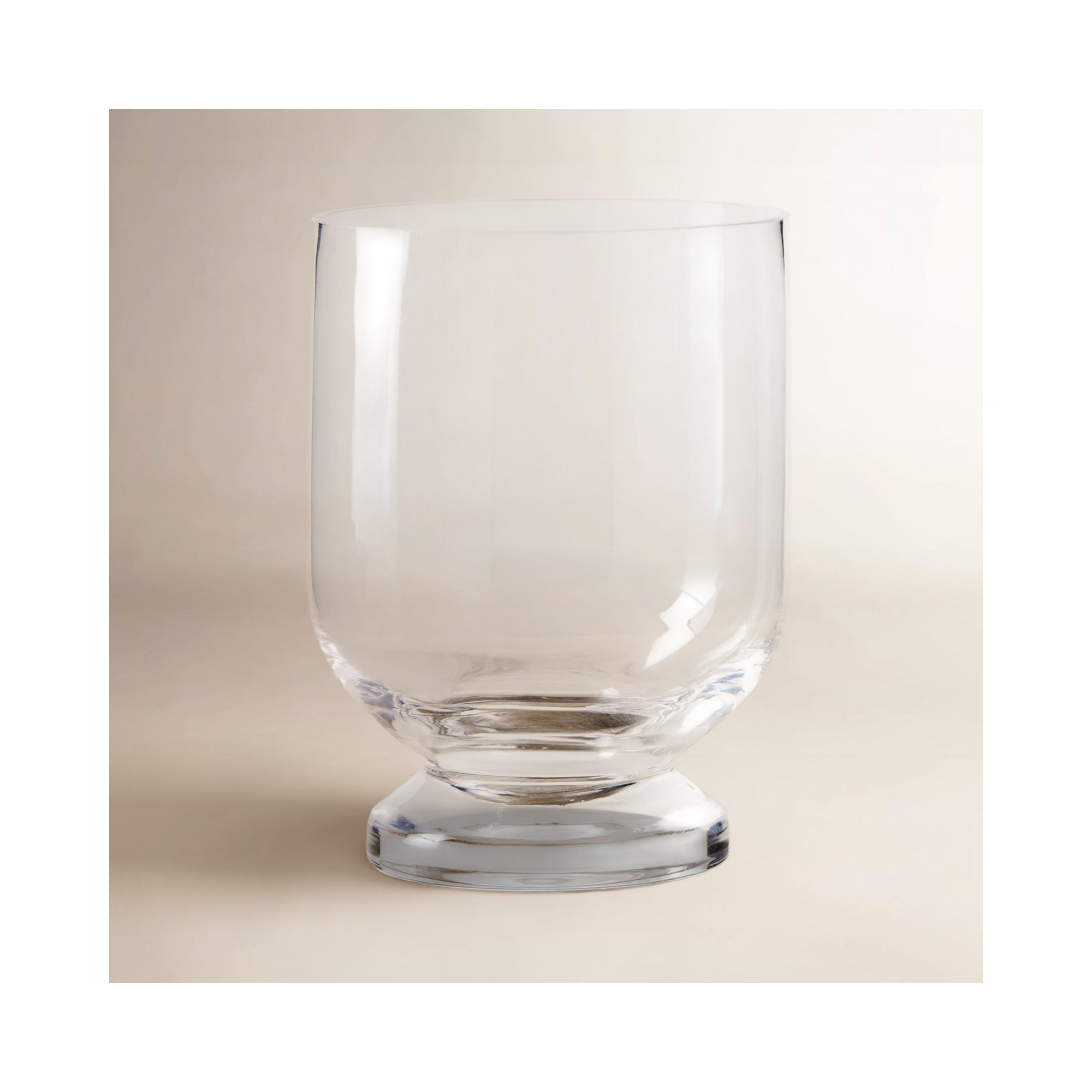 Eske Handmade Glass Table Vase, 5.25" H x 3.75" W x 3.75" D