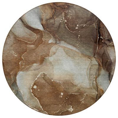 Berwin Washable Abstract Indoor / Outdoor Rug