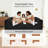 Boneless 128" U-Shaped Modular Sofa-1903517761-1896648960