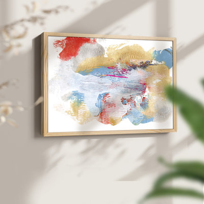 «Whitewash Sunset I», impression encadrée