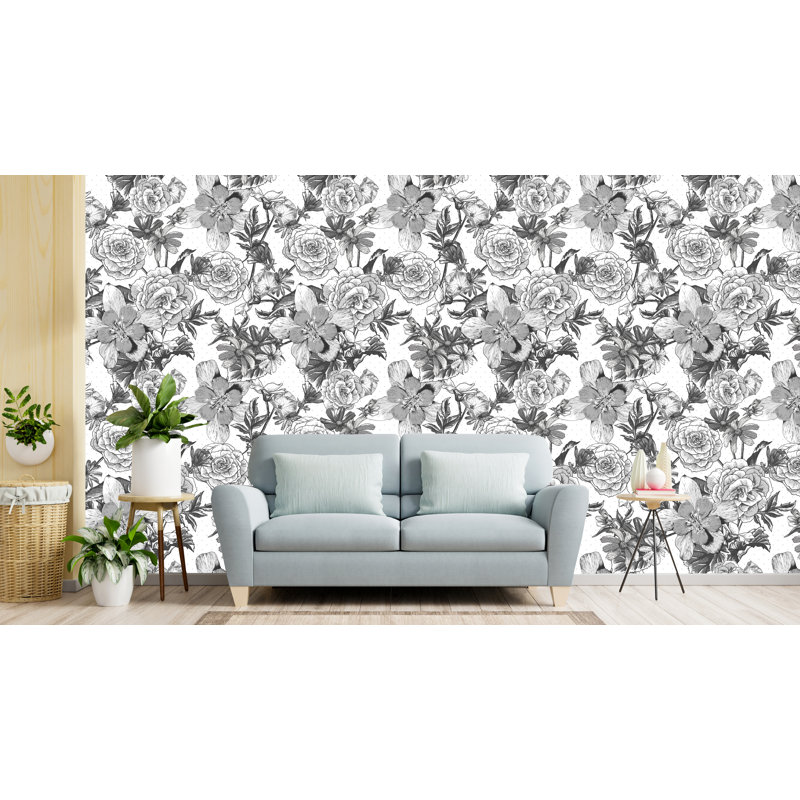 Peel & Stick Floral Roll