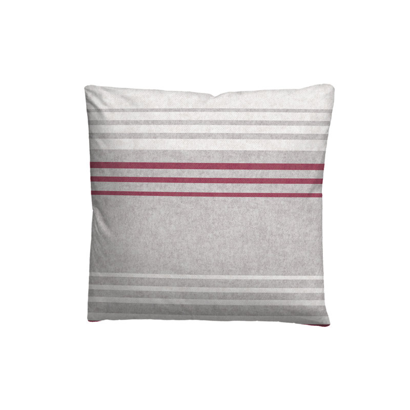 Biberna Melange-Flanell Bettwäsche 0840516QUERS Cotton Striped Duvet Cover with Pillow Shams Included